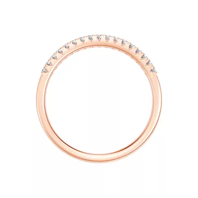 Classic Double-Row Pavé Diamond Band (0.25 ct. tw.)