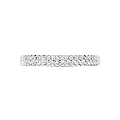 Classic Double-Row Pavé Lab Diamond Band (0.25 ct. tw.)