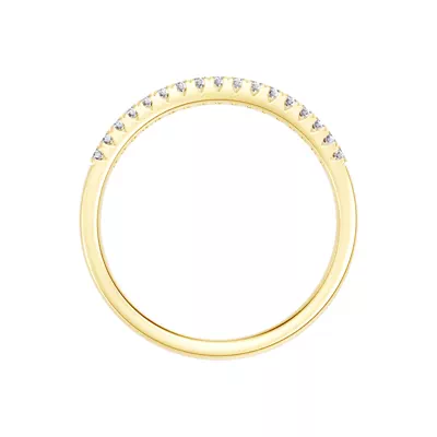 Classic Double-Row Pavé Lab Diamond Band (0.25 ct. tw.)