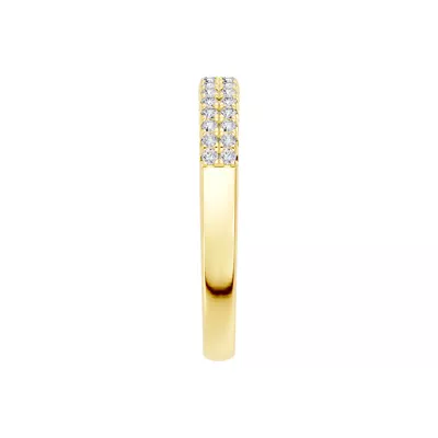 Classic Double-Row Pavé Diamond Band (0.25 ct. tw.)