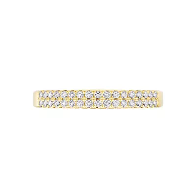 Classic Double-Row Pavé Diamond Band (0.25 ct. tw.)