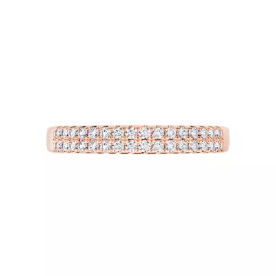 Classic Double-Row Pavé Lab Diamond Band (0.33 ct. tw.)