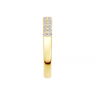Classic Double-Row Pavé Diamond Band (0.33 ct. tw.)