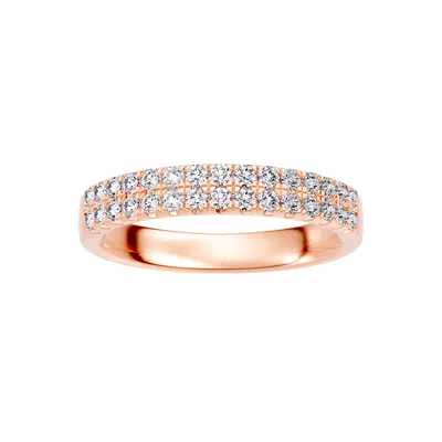 Classic Double-Row Pavé Lab Diamond Band (0.50 ct. tw.)
