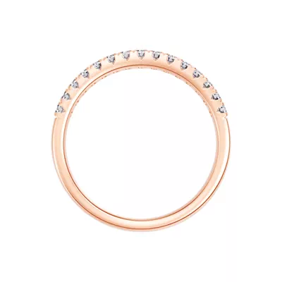 Classic Double-Row Pavé Lab Diamond Band (0.50 ct. tw.)