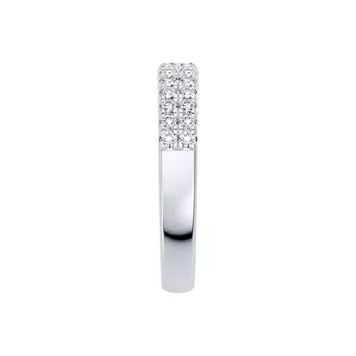 Classic Double-Row Pavé Lab Diamond Band (0.50 ct. tw.)