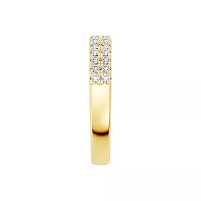 Classic Double-Row Pavé Lab Diamond Band (0.50 ct. tw.)