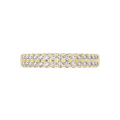 Classic Double-Row Pavé Lab Diamond Band (0.50 ct. tw.)