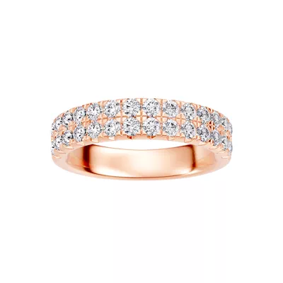 Classic Double-Row Pavé Diamond Band (1.00 ct. tw.)