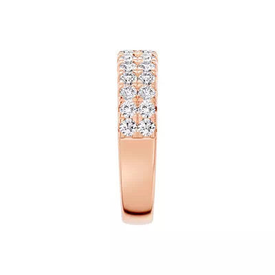 Classic Double-Row Pavé Diamond Band (1.00 ct. tw.)