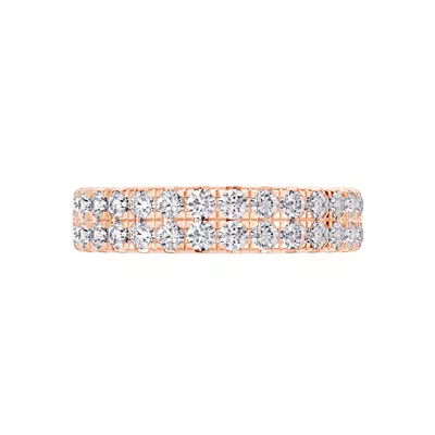 Classic Double-Row Pavé Diamond Band (1.00 ct. tw.)