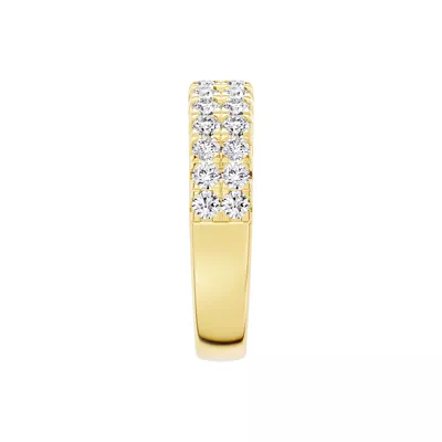 Classic Double-Row Pavé Diamond Band (1.00 ct. tw.)