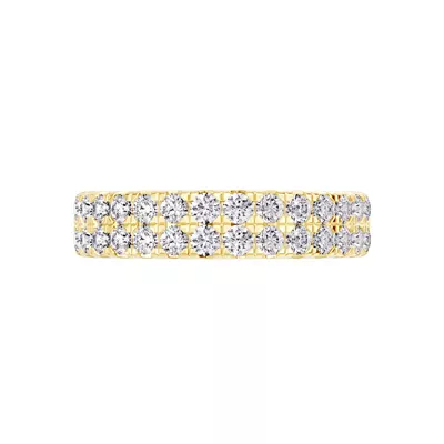 Classic Double-Row Pavé Diamond Band (1.00 ct. tw.)