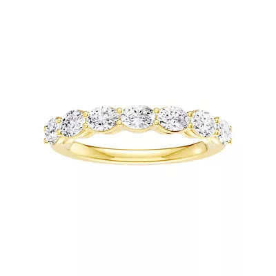 East-West Oval 7-Stone Lab Diamond Band (1.00 ct. tw.)