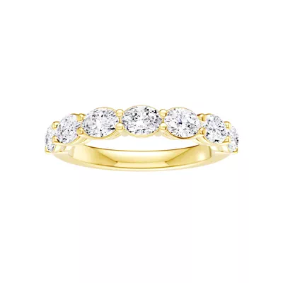 East-West Oval 7-Stone Lab Diamond Band (1.50 ct. tw.)
