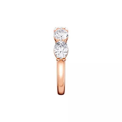 East-West Oval 5-Stone Lab Diamond Band (2.50 ct. tw.)