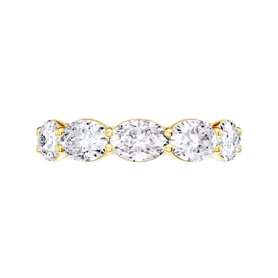 East-West Oval 5-Stone Lab Diamond Band (2.50 ct. tw.)