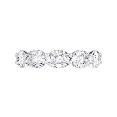 East-West Oval 5-Stone Lab Diamond Band (2.50 ct. tw.)