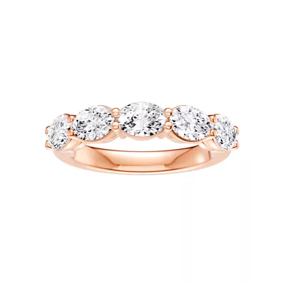 East-West Oval 5-Stone Lab Diamond Band (2.00 ct. tw.)