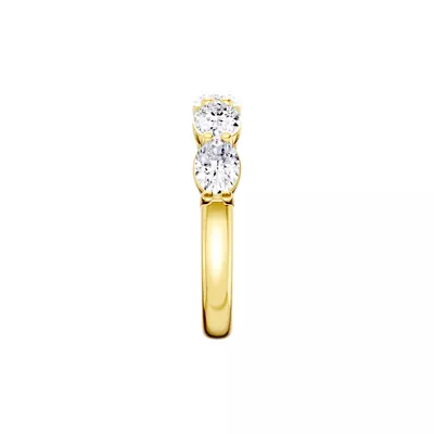 East-West Oval 5-Stone Lab Diamond Band (2.00 ct. tw.)