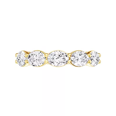 East-West Oval 5-Stone Lab Diamond Band (2.00 ct. tw.)