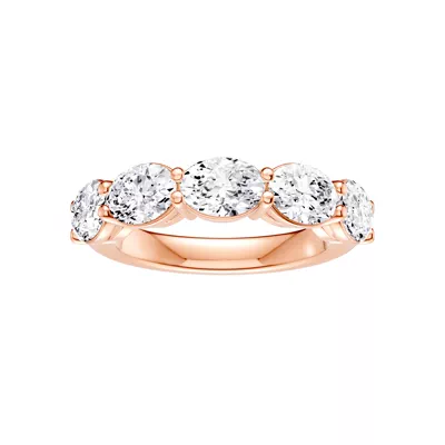 East-West Oval 5-Stone Lab Diamond Band (3.00 ct. tw.)