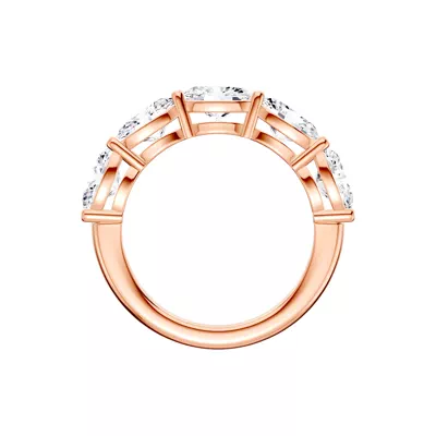 East-West Oval 5-Stone Lab Diamond Band (3.00 ct. tw.)