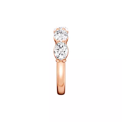 East-West Oval 5-Stone Lab Diamond Band (3.00 ct. tw.)