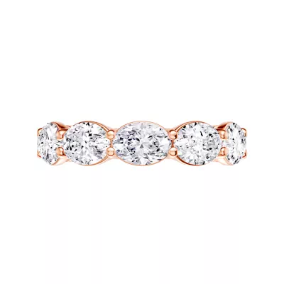 East-West Oval 5-Stone Lab Diamond Band (3.00 ct. tw.)