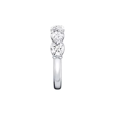 East-West Oval 5-Stone Lab Diamond Band (3.00 ct. tw.)