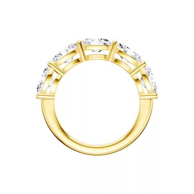 East-West Oval 5-Stone Lab Diamond Band (3.00 ct. tw.)