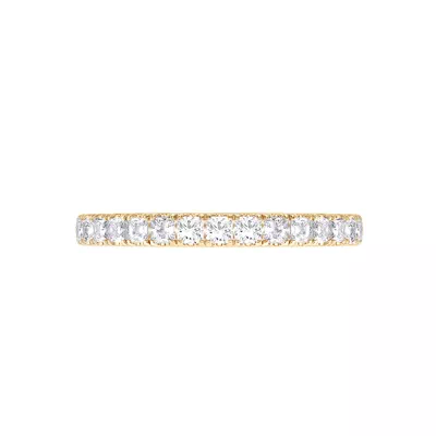 Princess-Cut Pavé Diamond Band (.75 ct. tw.)