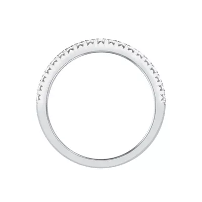 Princess-Cut French Pavé Lab Diamond Band (.50 ct. tw.)