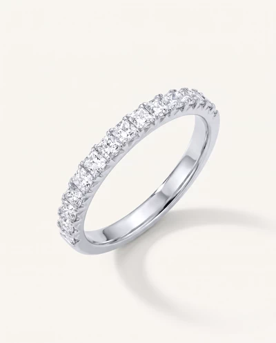 Princess-Cut French Pavé Diamond Band (.75 ct. tw.)