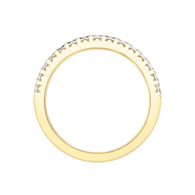 Princess-Cut French Pavé Diamond Band (.75 ct. tw.)