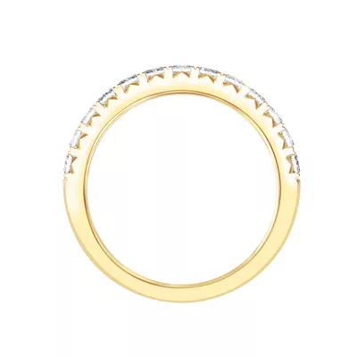 Princess-Cut French Pavé Lab Diamond Band (1.00 ct. tw.)