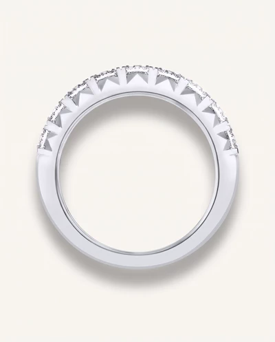 Princess-Cut French Pavé Lab Diamond Band (2.00 ct. tw.)