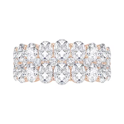 Mirena Mosaic Oval Lab Diamond Band