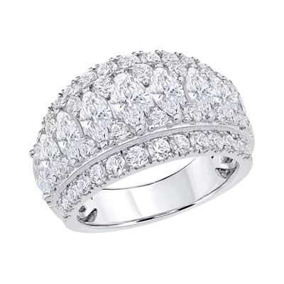 Vivant Marquise Trio Lab Diamond Band