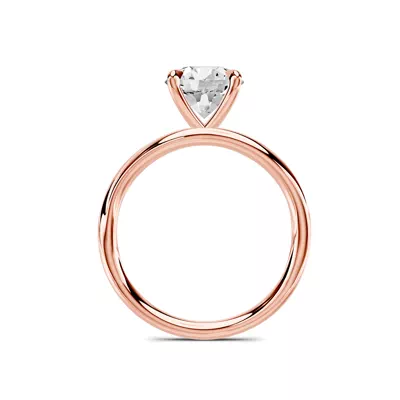Avalon Crossover Solitaire Engagement Ring