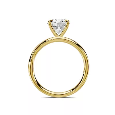 Avalon Crossover Solitaire Engagement Ring
