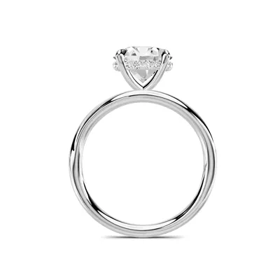 Avalon Crossover Hidden Halo Engagement Ring