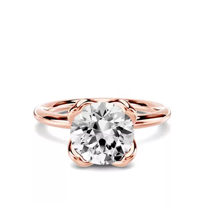 Elaris Tulip Diamond Collar Engagement Ring