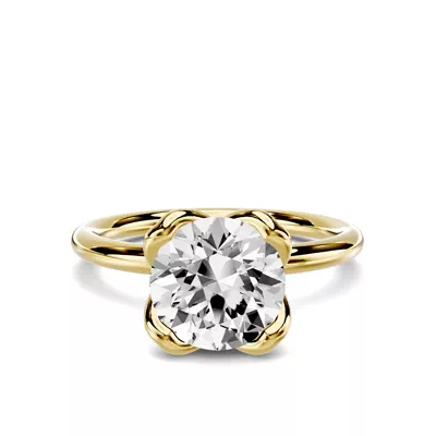 Elaris Tulip Diamond Collar Engagement Ring