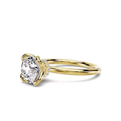 Elaris Tulip Diamond Collar Engagement Ring