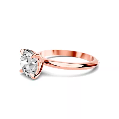 Serra Knife Edge Gallery Basket Engagement Ring (2mm)