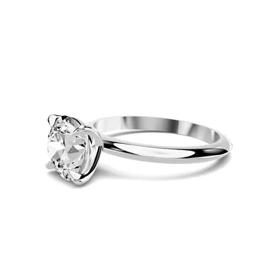 Serra Knife Edge Gallery Basket Engagement Ring (2mm)