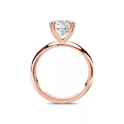 Serra Knife Edge Double Prong Engagement Ring (2mm)