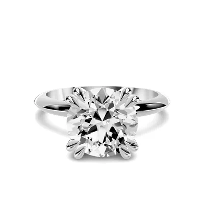 Serra Knife Edge Double Prong Engagement Ring (2mm)