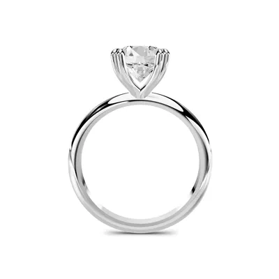 Serra Knife Edge Double Prong Engagement Ring (2mm)